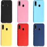 Shock Proof Ultra Thin Back Case for Samsung Galaxy A20 | Matte Anti Slip Soft Back Case Cover with Camera Protection Bump for Samsung Galaxy A20 - Sunshine Yellow - Image 2