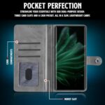Shock Proof Flip Cover Back Case for Realme P2 Pro 5G | Magnetic Wallet Leather Case with Stand - Image 5