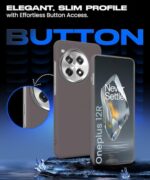 Slim Frameless Back Cover for 1+ OnePlus 12R 5G | Ultra Thin Lightweight Design & Camera Protection | Soft Matte Silicone Flexible Mobile Case (Grey) - Image 7