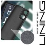 kelpuj Back Cover for Motorola Moto G35 5G | Ultra Slim Soft Rubberised Case | Inner Velvet Fabric Lining | Matte Silicone Flexible Mobile Case | Camera Protection - Black - Image 5