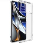 Flexible Shockproof Crystal Clear TPU Back Cover Case Full Protection with Cushioned Edges Clear TPU Back Case Cover for Poco X4 Pro Transparent