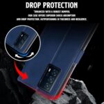 Shock Proof Flip Cover Back Case for Iqoo Z5 5G | Magnetic Wallet Leather Case with Stand - Image 7