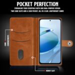 Shock Proof Flip Cover Back Case for Mi Redmi 12 5G | Magnetic Wallet Leather Case with Stand - Image 7