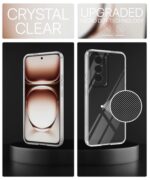 kelpuj Crystal Clear Transparent Back Case Cover for Oppo Reno 12 5G | Full Device & Camera Protection Shockproof TPU | Flexible Silicone Back Cover Case Transparent - Image 5