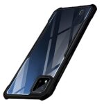 Shock Proof Clear Back Cover Case Mobile Cover for Realme C20 | Realme C11 2021 (Hard | Hybrid PC + TPU | Full Armour Device & Camera Protection | Black)