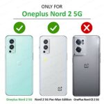 kelpuj Shock Proof Clear Back Cover Case Mobile Cover for 1+ Oneplus Nord 2 5G | OnePlus Nord 2 5G Pac-Man Edition (Hard | Hybrid PC + TPU | Full Armour Device & Camera Protection | Black) - Image 3