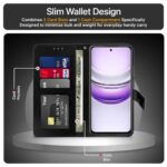 Shock Proof Flip Cover Back Case for Realme 14X 5G | Magnetic Wallet Leather Case with Stand - Image 7