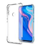 Flexible Shockproof Crystal Clear TPU Back Cover Case Full Protection with Cushioned Edges Clear TPU Back Case Cover for Huawei Y9 Prime 2019 - Transparent