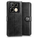 Shock Proof Flip Cover Back Case for Infinix Note 40 Pro | Magnetic Wallet Leather Case with Stand - Image 3