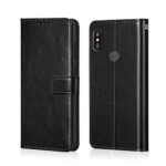 Shock Proof Flip Cover Back Case for Xiaomi Mi Redmi 6 Pro | Magnetic Wallet Leather Case with Stand
