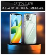 kelpuj Ultra-Hybrid Crystal Clear Back Case Cover for Redmi A2 Plus | A1 Plus | Poco C50 | Poco C51 | Hard Back | Slim Fit Shockproof Design | Camera Protection Bump (PC,TPU | Transparent) - Image 5