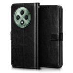 Shock Proof Flip Cover Back Case for Oppo F27 5G | Magnetic Wallet Leather Case with Stand - Image 5