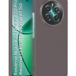 Slim Frameless Back Cover for Realme Narzo 70 | Narzo 70 Pro | Realme 12 Plus | P1 5G | Ultra Thin Lightweight Design & Camera Protection | Soft Matte Silicone Flexible Mobile Case (Grey)