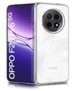 Crystal Clear Transparent Back Case Cover for Oppo F29 Pro 5G | Full Device & Camera Protection Shockproof TPU | Flexible Silicone Back Cover Case Transparent