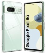 Crystal Clear Transparent Back Case Cover for Google Pixel 6A | Full Device & Camera Protection Shockproof TPU Silicone Back Cover Case Transparent
