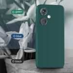 Back Cover for 1+ OnePlus Nord CE 3 5G | Ultra Slim Soft Rubberised Case | Inner Velvet Fabric Lining | Matte Silicone Flexible Mobile Case | Camera Protection - Green - Image 7