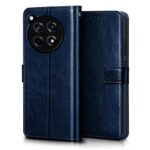 Shock Proof Flip Cover Back Case for 1+ Oneplus 12R 5G | Magnetic Wallet Leather Case with Stand - Image 5