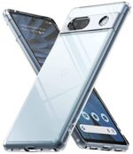 Crystal Clear Back Case Cover for Google Pixel 7A | Full Device & Camera Protection Shockproof TPU Silicone Back Cover Case Transparent