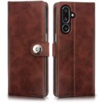 Shock Proof Flip Cover Back Case for Samsung Galaxy M36 5G | Magnetic Wallet Leather Case with Stand