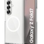 Ultra-Hybrid Back Case Cover for Samsung Galaxy Z Fold 7 5G | Compatible with MagSafe | Drop and Camera Protection | Shock Proof Crystal Clear Mobile Back Case (PC+TPU, Transparent)