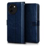 Shock Proof Flip Cover Back Case for Vivo T3X 5G | Magnetic Wallet Leather Case with Stand - Image 5