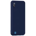 Back Cover for Realme C11 2021 | Ultra Slim Soft Rubberised Case | Inner Velvet Fabric Lining | Matte Silicone Flexible Mobile Case | Camera Protection - Blue - Image 2