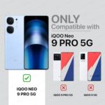 Shock Proof Clear Protective Back Case for iQOO Neo 9 Pro 5G AirEDGE Technology | 360 Degree Camera Protection | Transparent Hybrid Back Case Mobile Cover Black - Image 3