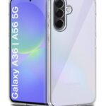 Transparent Back Cover Case for Samsung Galaxy A36 5G | Galaxy A56 5G | Raised Bumps for Full Device & Camera Protection Shockproof TPU Silicone Back Case Mobile Cover Transparent