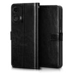 Shock Proof Flip Cover Back Case for Motorola Moto G35 5G | Magnetic Wallet Leather Case with Stand - Image 5