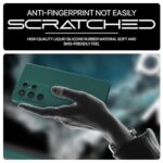 Back Cover for Samsung Galaxy S22 Ultra 5G | Ultra Slim Soft Rubberised Case (Green) - Image 7