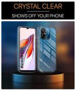 Crystal Clear Transparent Back Case Cover for Xiaomi Redmi 12C | Poco C55 | Full Device & Camera Protection Shockproof TPU | Flexible Silicone Back Cover Case Transparent - Image 5