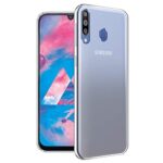 Galaxy A20s Shockproof Back Cover Case | Flexible Protective Cushioned Edges Crystal Clear TPU Bumper Corners Back Case Cover for Samsung Galaxy A20s Transparent - Image 3