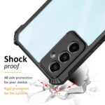 Shock Proof Clear Back Case Mobile Cover for Samsung Galaxy F23 5G (Hard | Hybrid PC + TPU | Full Armour Device & Camera Protection | Black) - Image 3