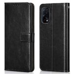 Shock Proof Flip Cover Back Case for Realme X7 Pro | Magnetic Wallet Leather Case with Stand
