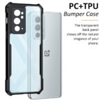 Shockproof Crystal Clear OnePlus 9RT 5G Back Cover Case | 360 Degree Protection | Transparent Mobile Back Cover Case for 1+ OnePlus 9RT 5G | Hybrid PC + TPU - Black Bumper - Image 5
