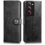 Shock Proof Flip Cover Back Case for Realme 14X 5G | Magnetic Wallet Leather Case with Stand