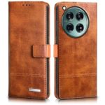 Shock Proof Flip Cover Back Case for 1+ Oneplus 12 5G | Magnetic Wallet Leather Case with Stand