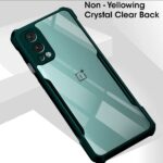 Shock Proof Clear Back Case Mobile Cover for 1+ OnePlus Nord 2 5G | OnePlus Nord 2 5G Pac-Man Edition (Hard | Hybrid PC + TPU | Full Armour Device & Camera Protection | Camo Green) - Image 4