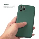 Oppo F21 Pro 5G Ultra Slim Soft Rubberised Back Cover | Inner Velvet Fabric Lining | Matte Silicone Flexible Camera Protection Back Case - Green - Image 8