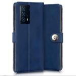 Shock Proof Flip Cover Back Case for Iqoo Z5 5G | Magnetic Wallet Leather Case with Stand - Image 2