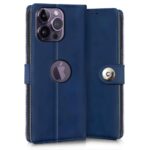 Shock Proof Flip Cover Back Case for Iphone 14 Pro Max | Magnetic Wallet Leather Case with Stand - Image 3