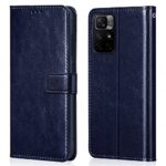 Shock Proof Flip Cover Back Case for Mi Redmi Note 11T 5G | Magnetic Wallet Leather Case with Stand