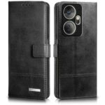 Shock Proof Flip Cover Back Case for Itel P55 Plus 4G | Magnetic Wallet Leather Case with Stand