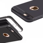 (TM Soft Silicone All Sides Protection 360 Degree with Anti Dust Plugs Shockproof Slim Back Case Cover Compatible for Apple iPhone 5 / 5s / 5 SE - Pitch Black - Image 5