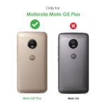 Shock Proof Flip Cover Back Case for Motorola Moto G5 Plus | Magnetic Wallet Leather Case with Stand - Image 2