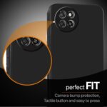 Back Cover for Itel S23 | Ultra Slim Soft Rubberised Case | Inner Velvet Fabric Lining | Matte Silicone Flexible Mobile Case | Camera Protection - Black - Image 8