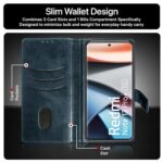 Shock Proof Flip Cover Back Case for Xiaomi Mi Redmi Note 13 Pro Plus 5G | Magnetic Wallet Leather Case with Stand - Image 7
