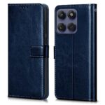 Shock Proof Flip Cover Back Case for Motorola Moto Edge 60 Fusion | Magnetic Wallet Leather Case with Stand