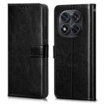 Shock Proof Flip Cover Back Case for Redmi Note 14 Pro 5G | Magnetic Wallet Leather Case with Stand
