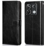 Shock Proof Flip Cover Back Case for Xiaomi Mi Redmi Note 13 5G | Magnetic Wallet Leather Case with Stand